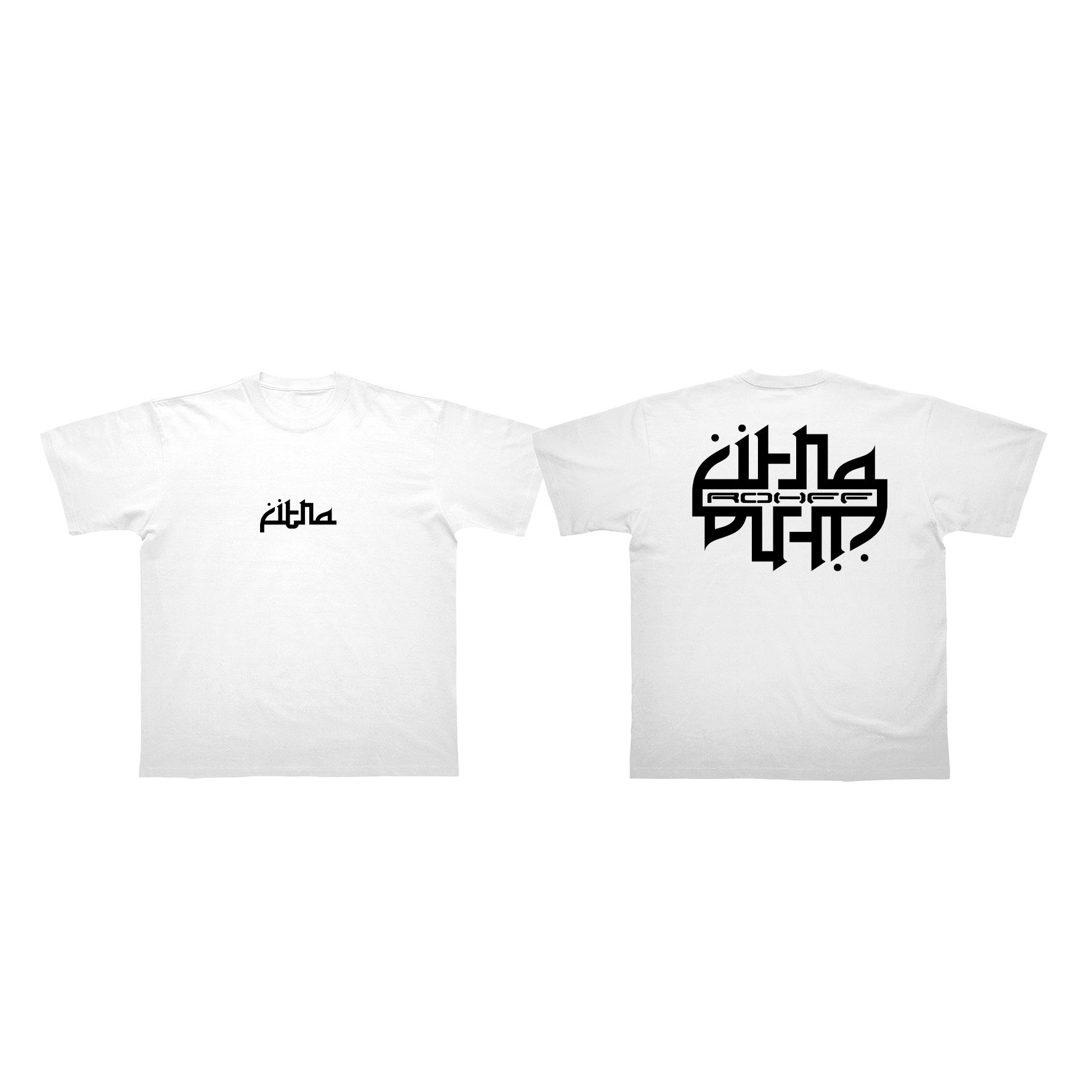 T-SHIRT BLANC "FITNA"